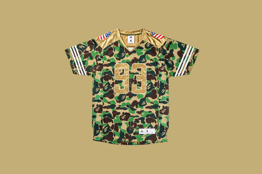 Bape x Adidas SB Football Jersey Green SS19