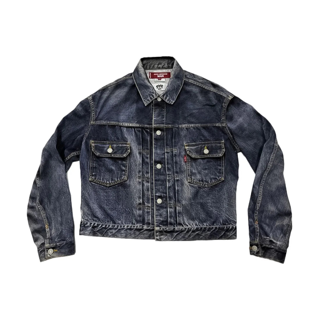 JUNYA WATANABE X BerBerJin x Levi's - DENIM JACKET Type 2 507XX - Inkjet Printed - Made in Japan