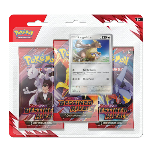 Pokemon - Scarlet & Violet - Destined Rivals - 3 Pack Blister w/ Promo Card
