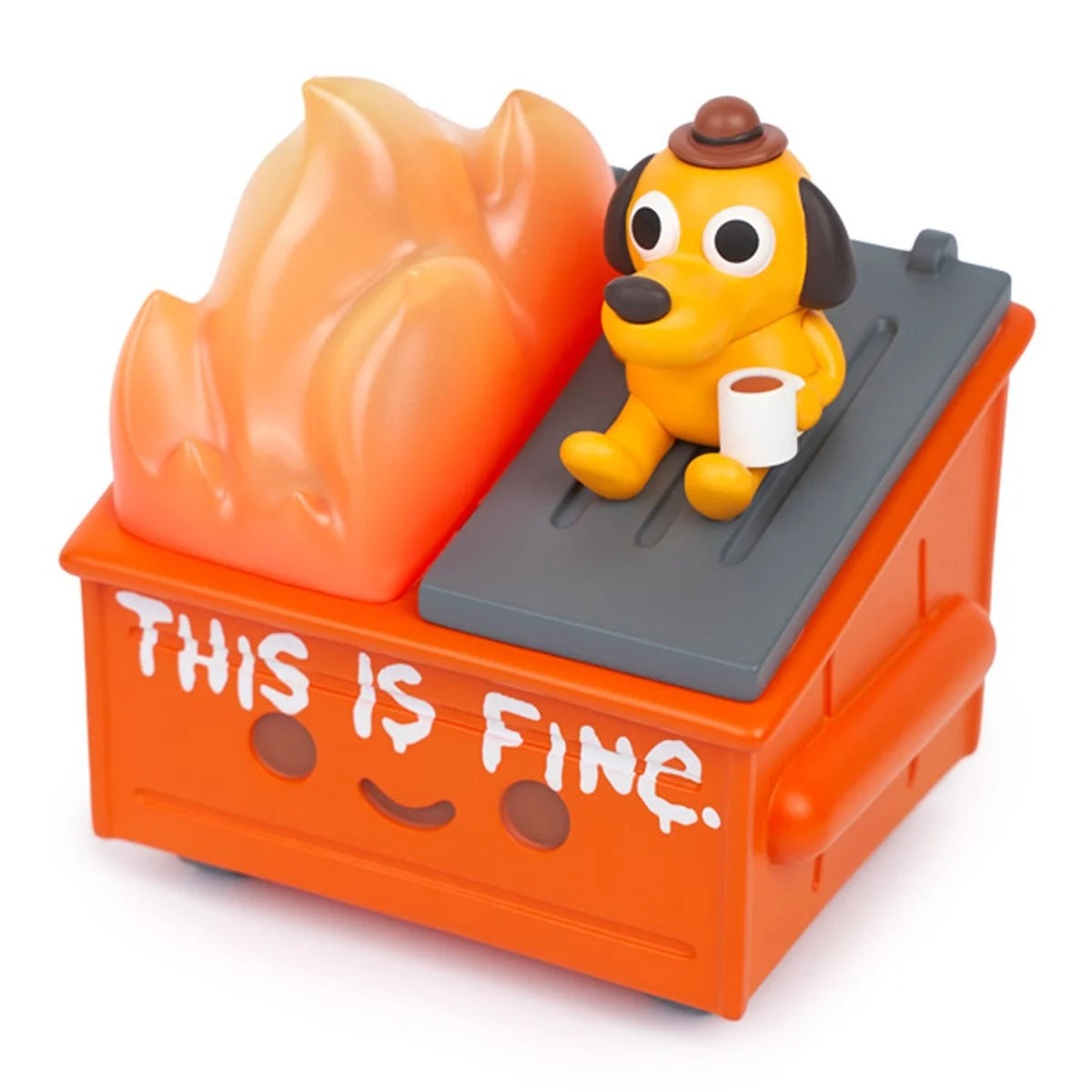 Lil Dumpster Fire - This is Fine - Vinyl Figure - 100 Percent Soft Company