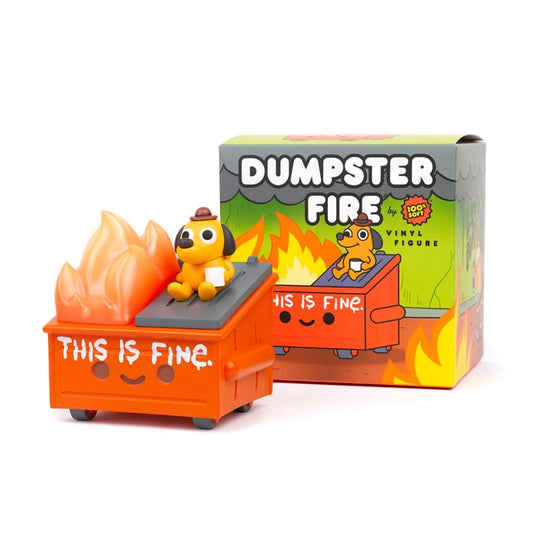 Lil Dumpster Fire - This is Fine - Vinyl Figure - 100 Percent Soft Company