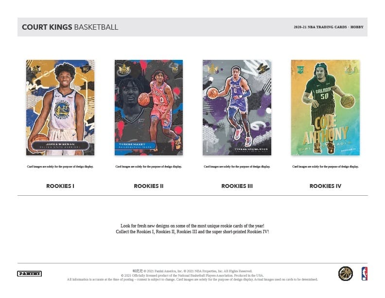 2020-21 Panini Court Kings Basketball - International Blaster Box - 7 Packs (Anthony Edwards & Tyrese Haliburton Rookie Year)