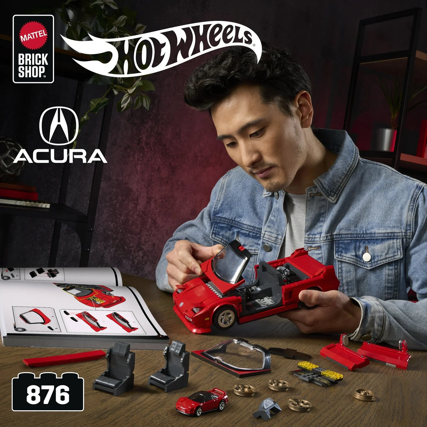 Mattel Brick Shop x Hot Wheels ’90 Acura NSX - PRE-ORDER DECEMBER 2025