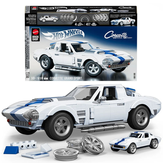 Mattel Brick Shop x Hot Wheels Corvette Grand Sport - PRE-ORDER DECEMBER 2025