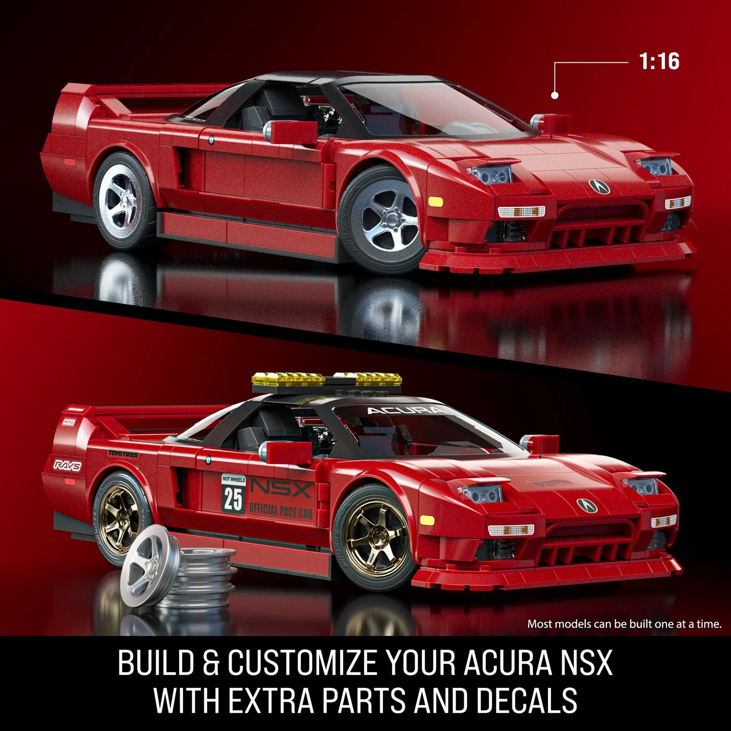 Mattel Brick Shop x Hot Wheels ’90 Acura NSX - PRE-ORDER DECEMBER 2025