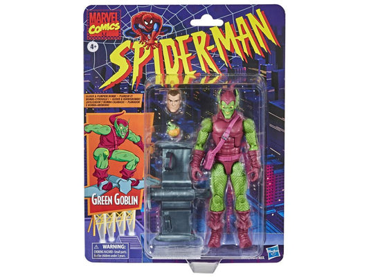 Marvel Legends -Spider-Man Retro Collection - Green Goblin - 6-Inch Action Figure