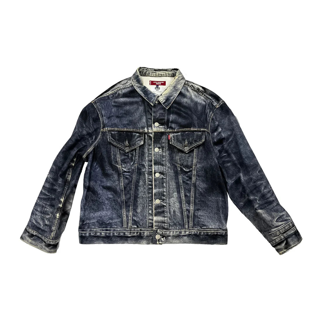 JUNYA WATANABE X BerBerJin x Levi's - DENIM JACKET Type 3 70505 - Inkjet Printed - Made in Japan