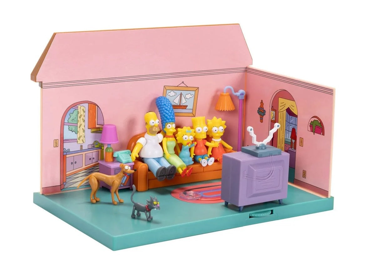 The Simpsons - 7 Piece Family Set - 2.5" Action Figure Multipack - Jakks Pacific
