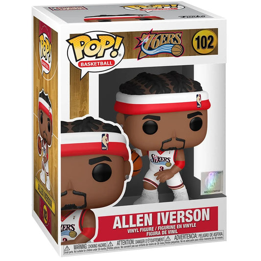 Funko NBA Legends - Allen Iverson (Sixers Home) #102 (PRE-ORDER JUNE 2025)