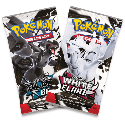 Pokemon - Unova Mini Tin Display Box - Black Bolt / White Flare - Complete Set of 8 - 16 Packs Total