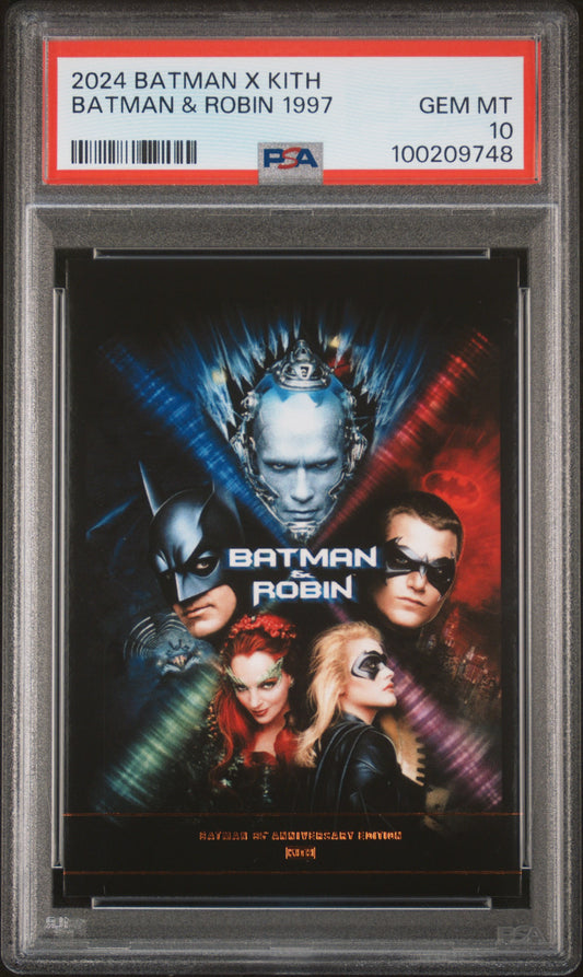 2024 Batman x KITH - Batman & Robin - Promo Card - Feig Collectibles - PSA Graded Card