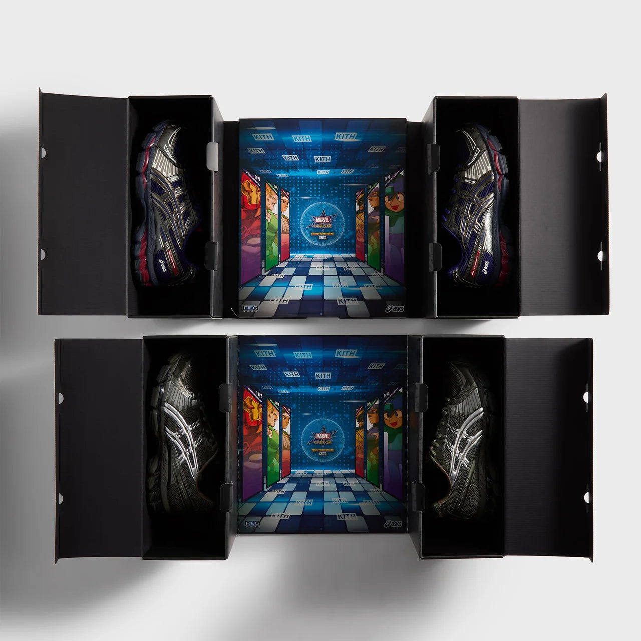 Marvel vs. Capcom | Kith for ASICS GEL-KAYANO® 12.1 Captain 