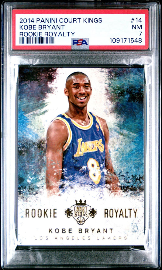 2014 Panini Court Kings Rookie Royalty 14 Kobe Bryant - PSA Graded Card