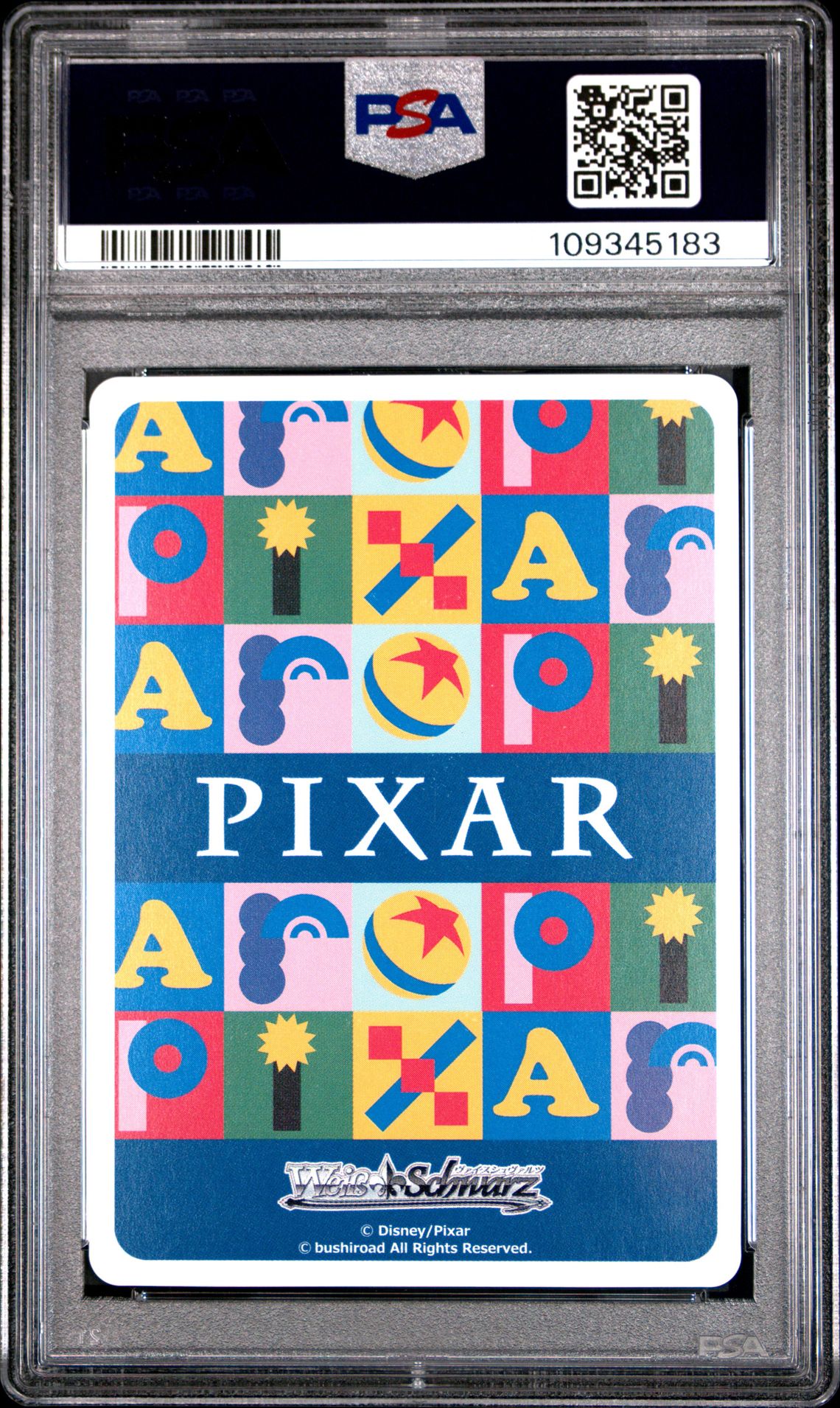 2022 Weiss Schwarz Japanese - Soul Pixar S94-100  - Pixar Gold Stamp Rare - PSA Graded Card