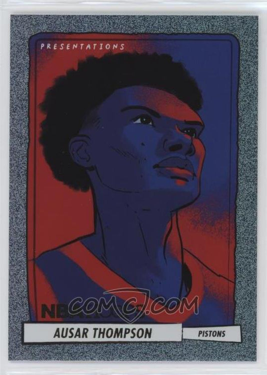 2023-24 Panini NBA Hoops - Presentations - Ausar Thompson #17 - Rookie Card - Ungraded Raw Card