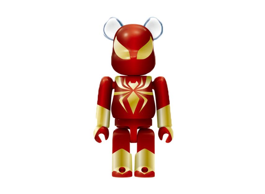 Medicom Bearbrick - Iron Spider-Man #3 - Spider-Man Keychain - Japan Lottery Exclusive 100%