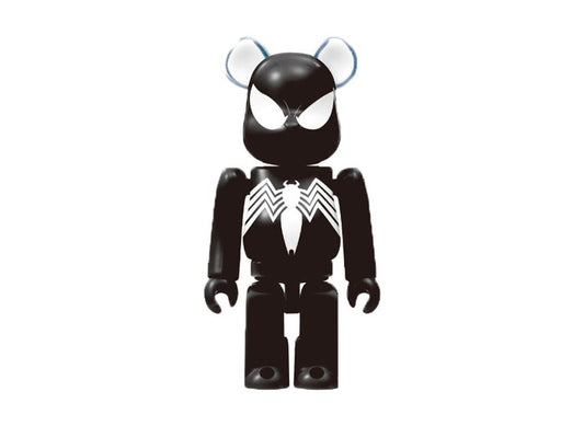 Medicom Bearbrick - Symbiote Spider-Man #4 - Spider-Man Keychain - Japan Lottery Exclusive 100%