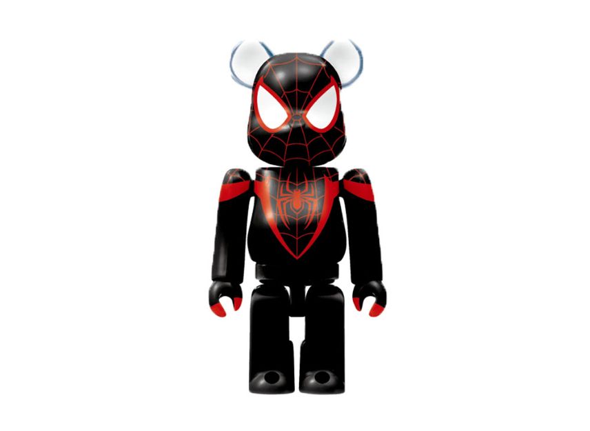Medicom Bearbrick - Miles Morales #7 - Spider-Man Keychain - Japan Lottery Exclusive 100%