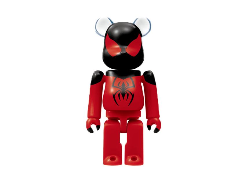 Medicom Bearbrick -  Kane Parker Scarlet Spider #11 - Spider-Man Keychain - Japan Lottery Exclusive 100%