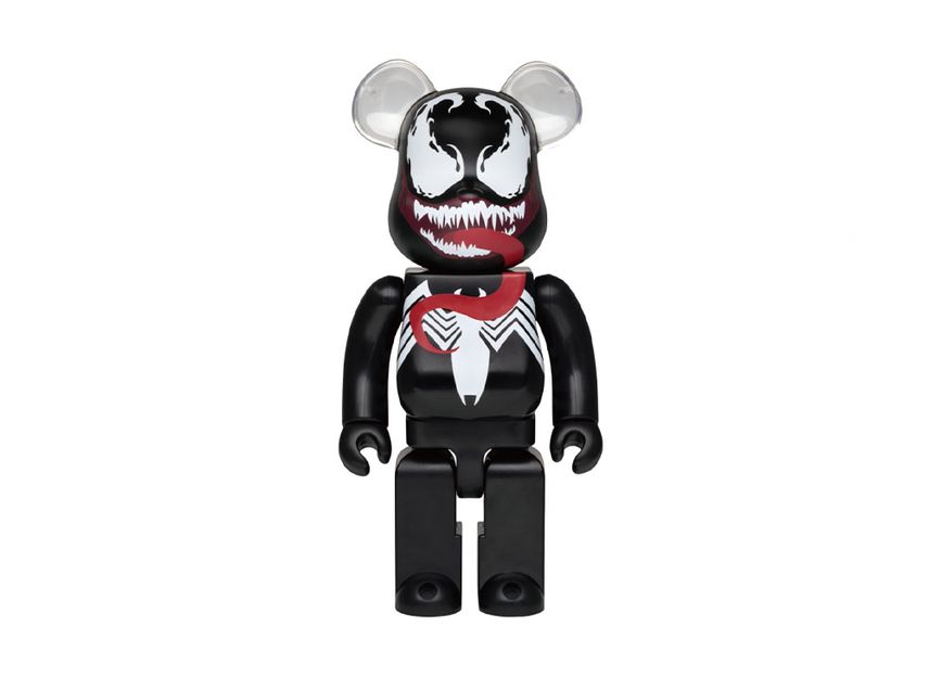 Medicom Bearbrick - 400% Venom Exclusive - Spider-Man Key Chain Lottery Japan Exclusive