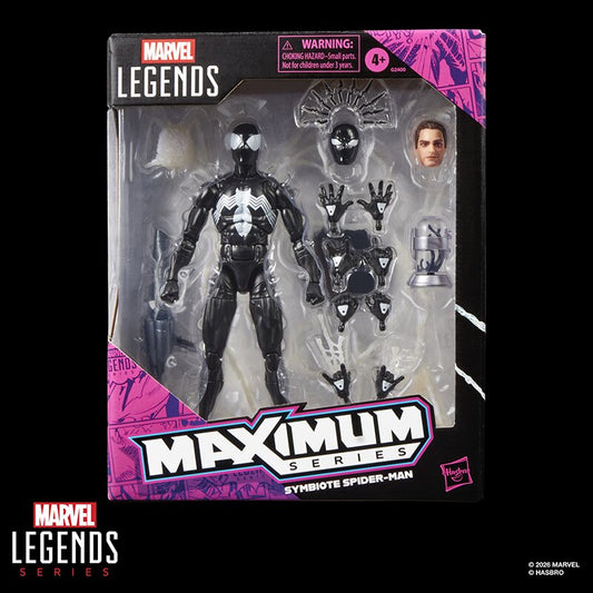 Marvel Legends Maximum Series - Symbiote Spider-man 6-Inch Action Figure (PRE-ORDER OCT 2026)