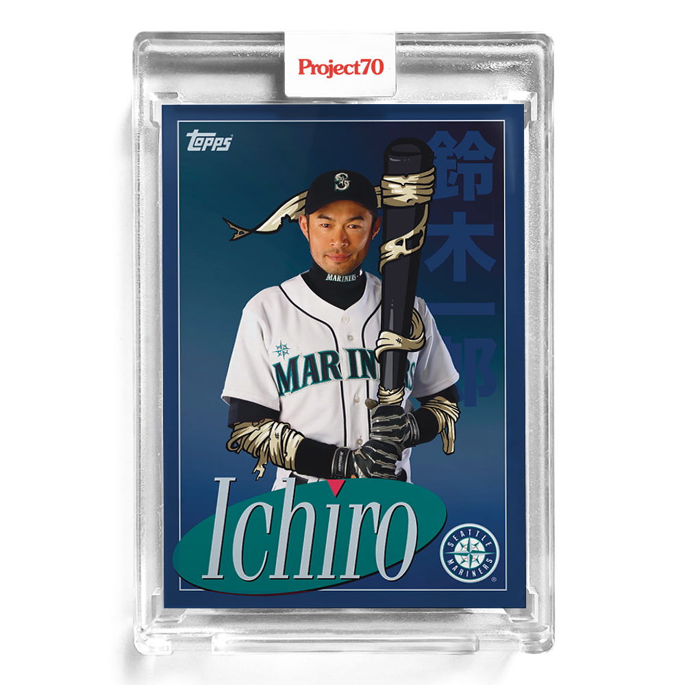 2021 Topps Project 70 -  Blue the Great - 2012 Topps Baseball - Ichiro #166 - Limited to /1541