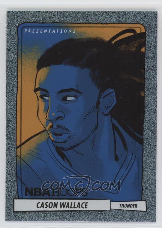 2023-24 Panini NBA Hoops - Presentations - Cason Wallace #13 - Rookie Card - Ungraded Raw Card