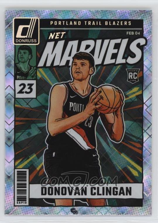 2024-25 Panini Donruss - Net Marvels - Diamond - Donovan Clingan - Rookie Card - Ungraded Raw Card