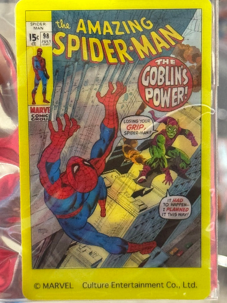 Marvel Japan - Amazing Spiderman Comic Cover Lenticular Sticker