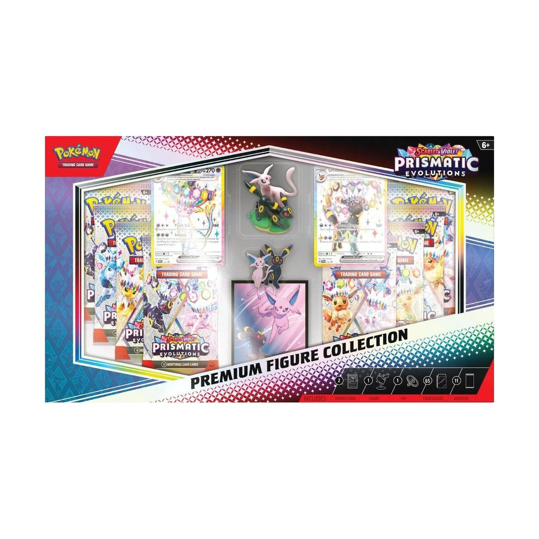 Pokemon - Prismatic Evolutions Premium Figure Collection (11 Packs + More)