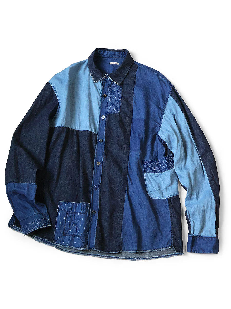 Kapital Rayon Sakura Bone Print Aloha Shirt | Made in Japan | SoleSavy