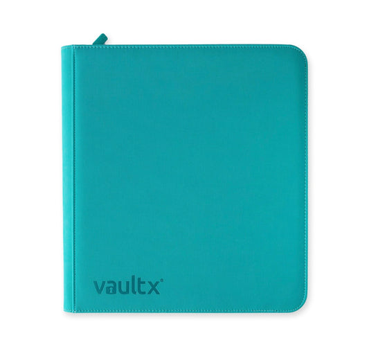 VaultX - 12-Pocket Exo-Tec Zip Binder XL “Ocean Blue” - Holds 624 Cards