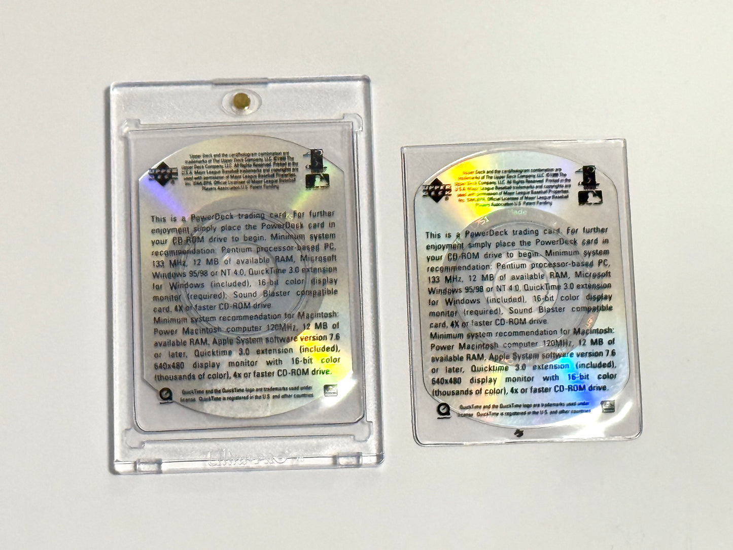 1999 MLB Upper Deck - PowerDeck Ken Griffey Jr. - Mini CD-Rom Set