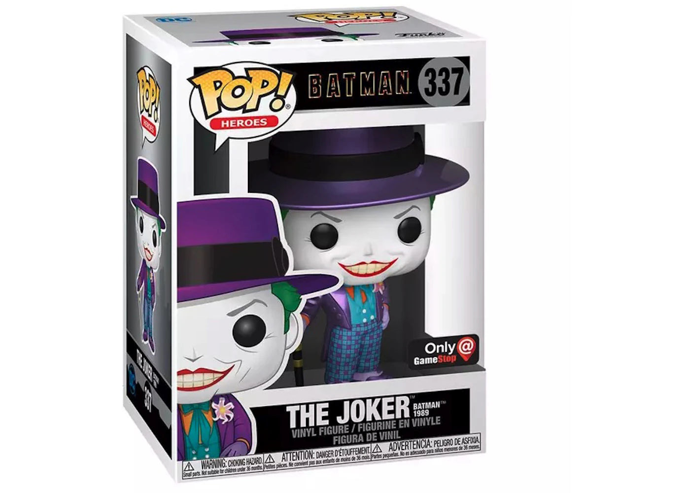 Funko - Heroes - Batman - The Joker (Batman 1989) - Gamstop Exclusive - #337
