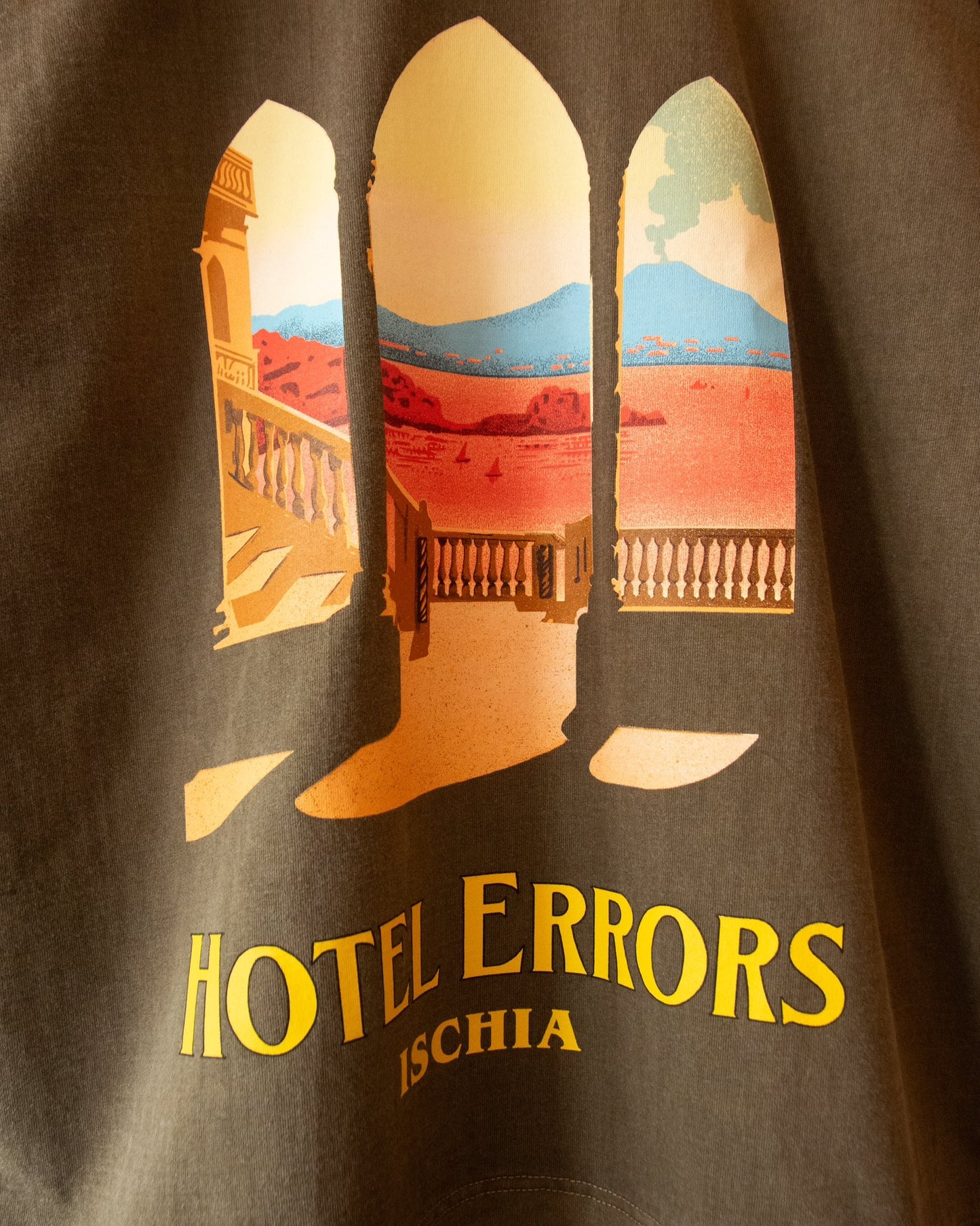 House of Errors - Hotel Errors Heavyweight Tee - Ischia - Made in London