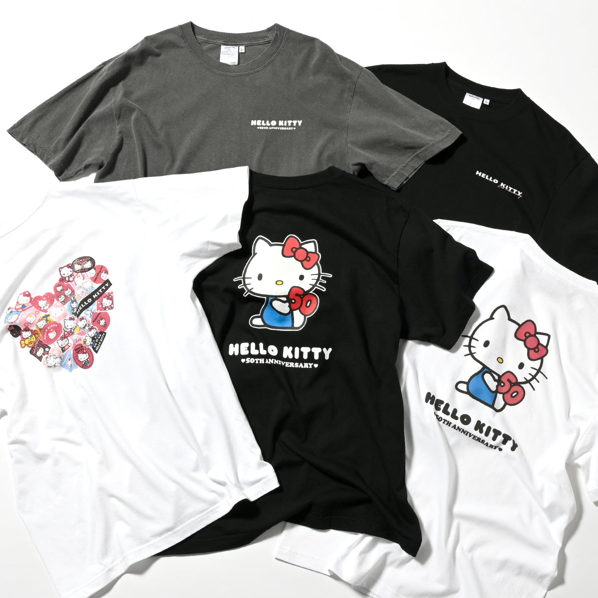Hello Kitty 50th Anniversary Tokyo T-Shirt BLACK (Japan Exclusive)