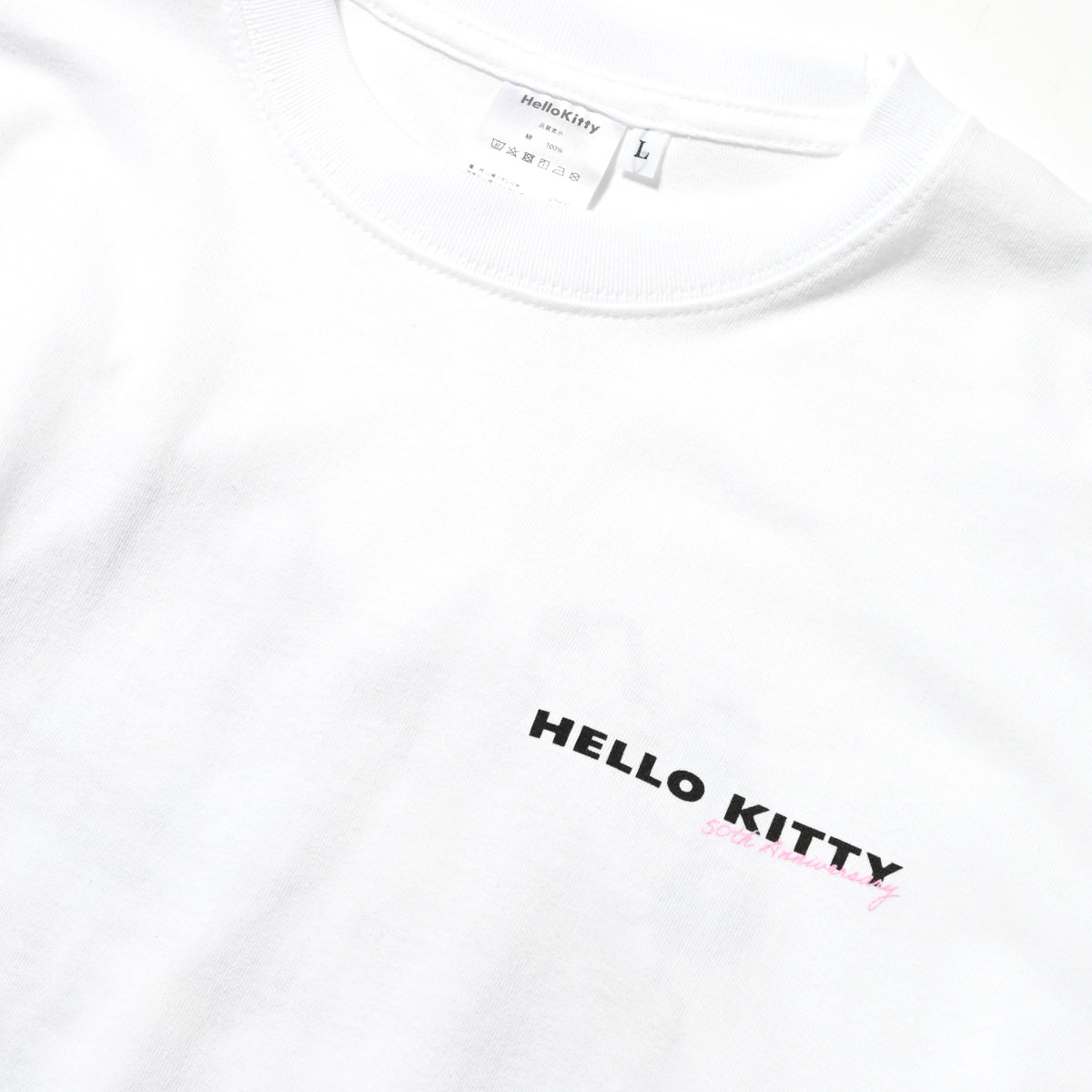 Hello Kitty 50th Anniversary Tokyo T-Shirt WHITE HEART (Japan Exclusive)