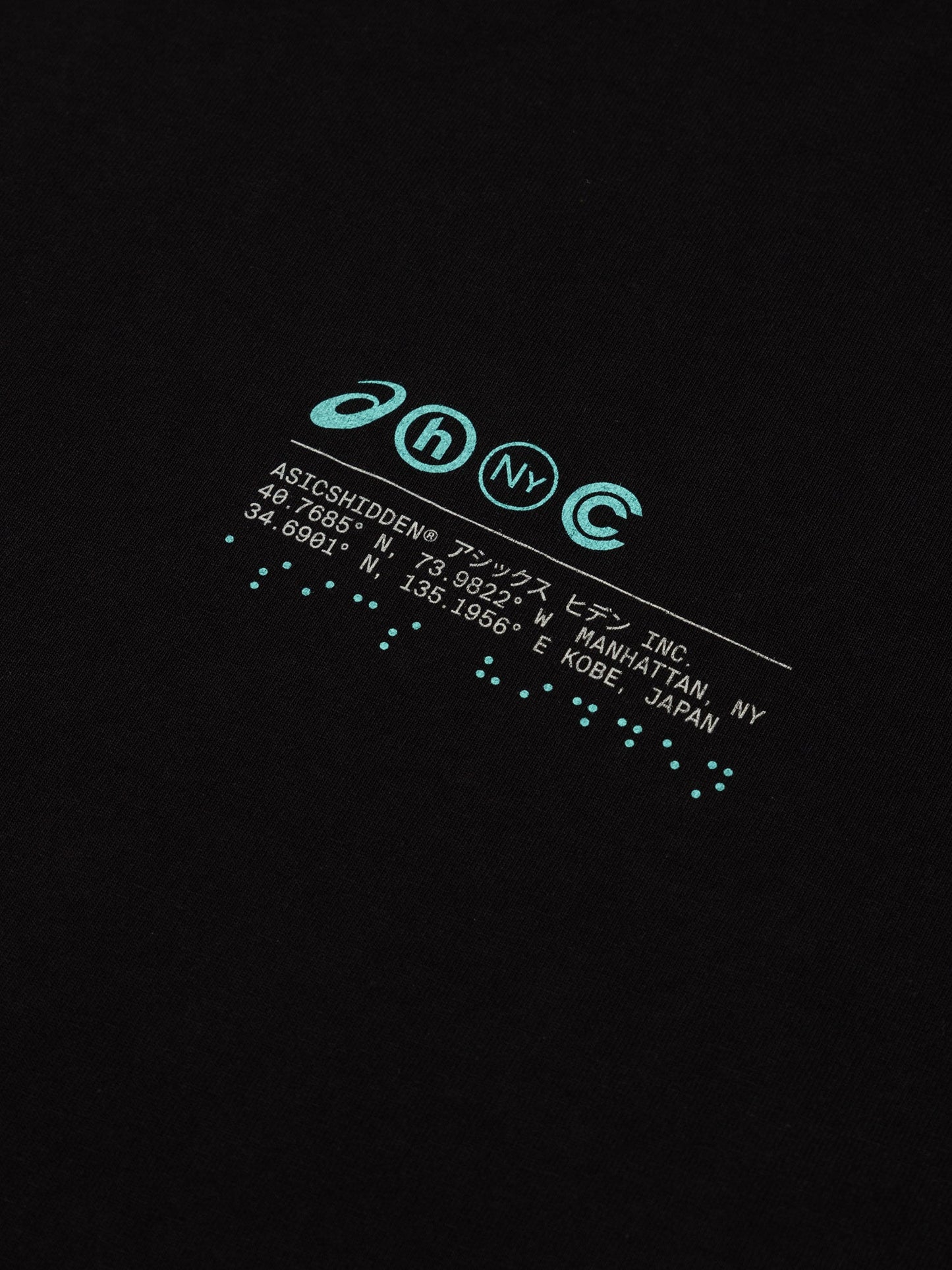 ASICS x Hidden NY Pretech Stone Tee Black