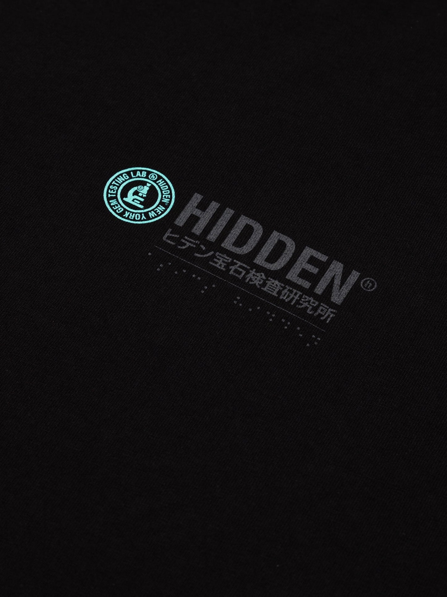 Hidden NY Ancient Turquoise H Logo Tee - Black