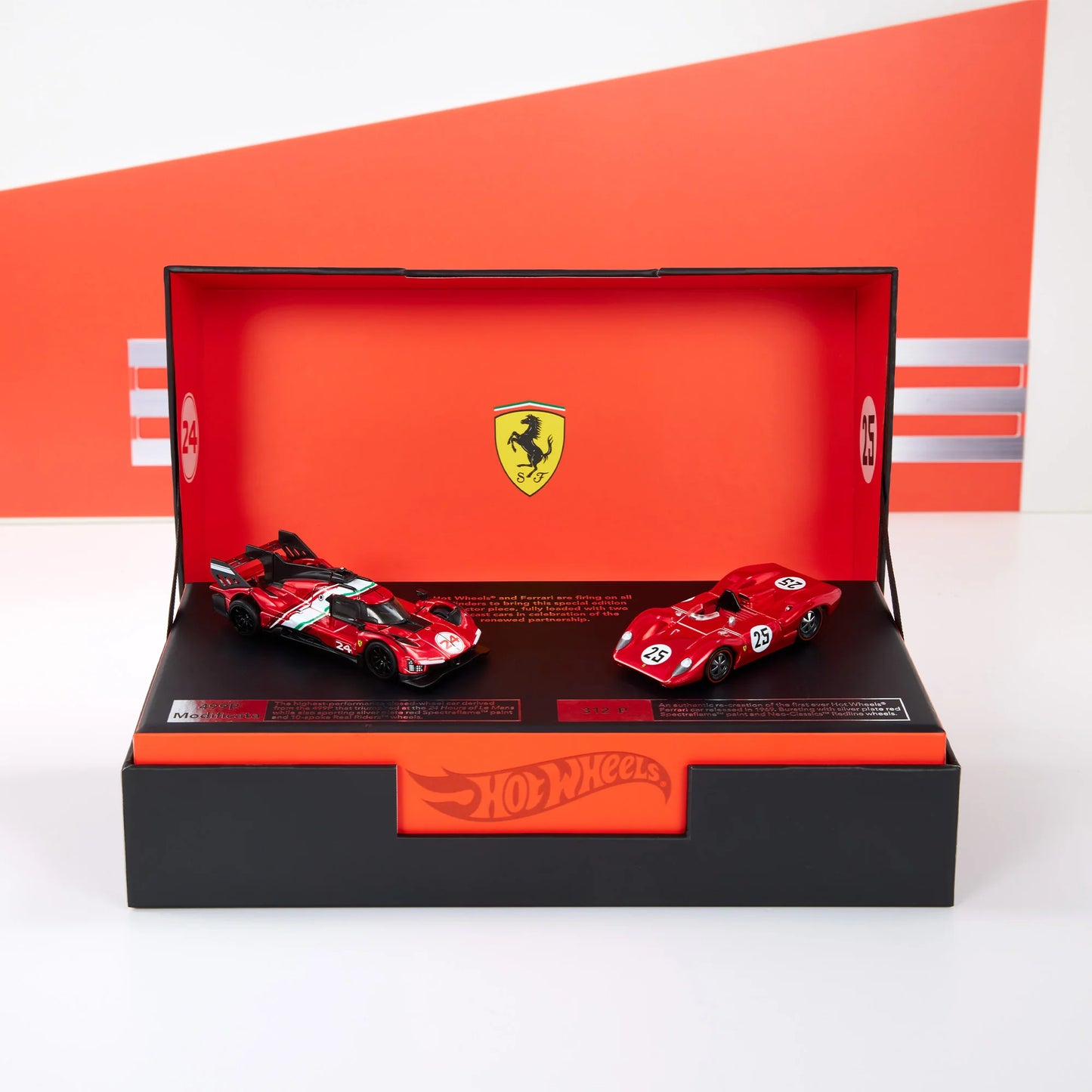 Hot Wheels Collectors - Hot Wheels x Ferrari Heritage Set - Ferrari 312P & Ferrari 499P Modificata