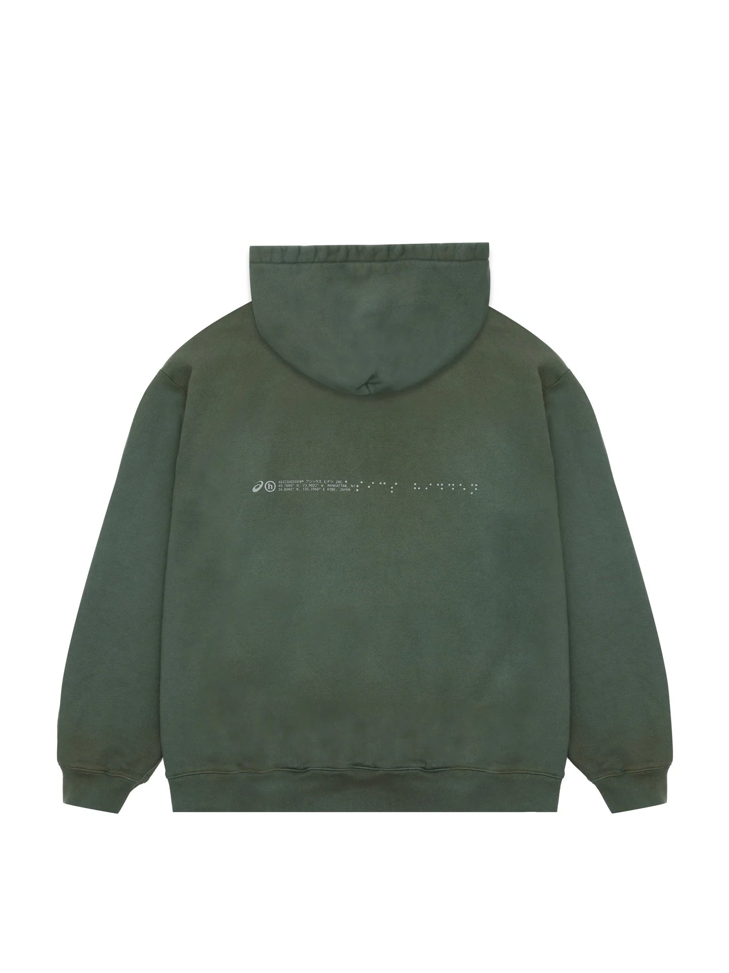 ASICS x Hidden NY Symbolic 3M Hoodie - Forest Green
