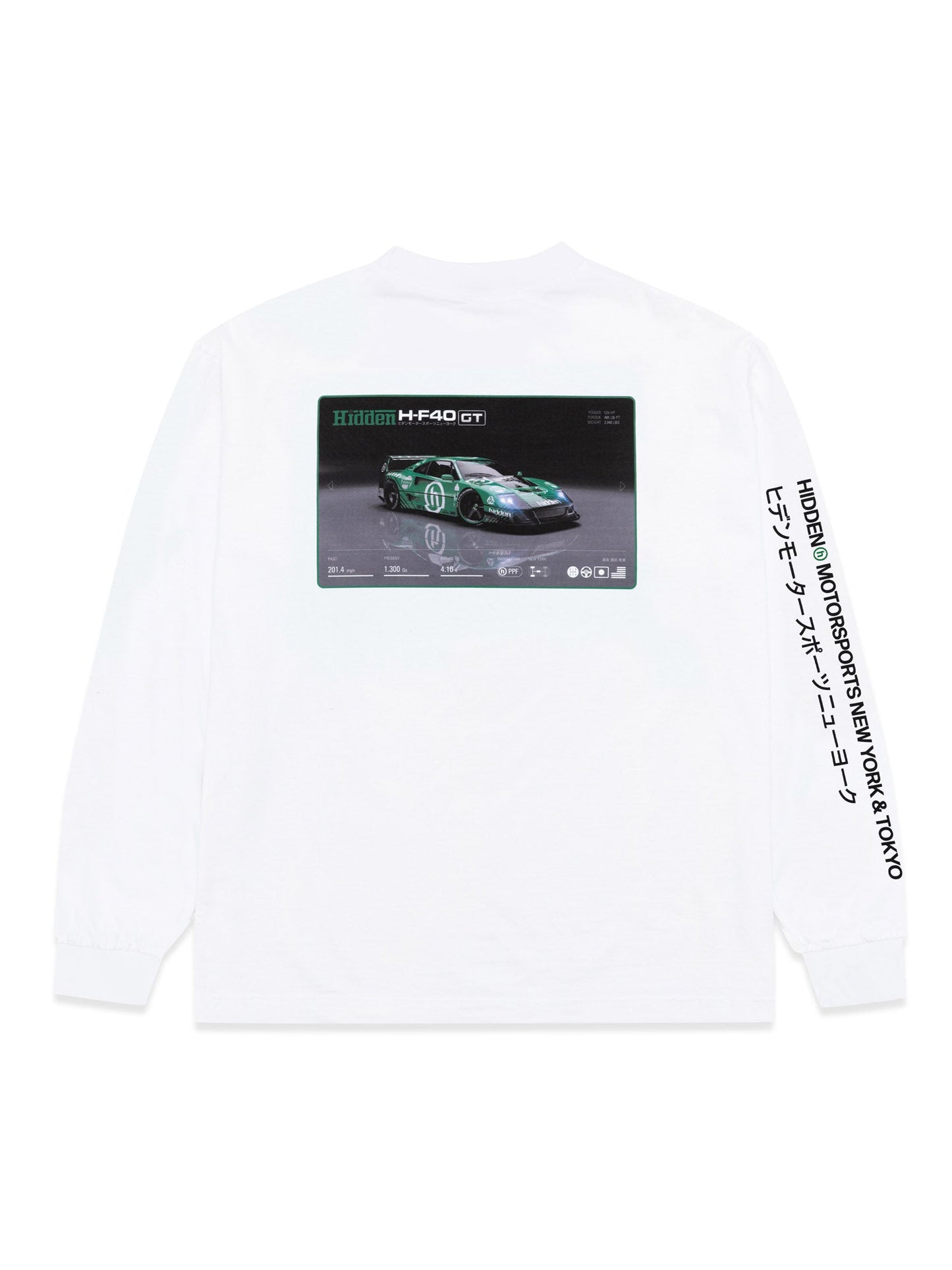 Hidden NY Selection Screen L/S Tee White
