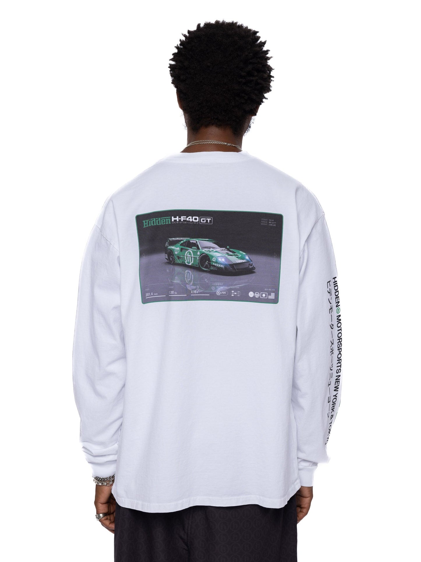 Hidden NY Selection Screen L/S Tee White