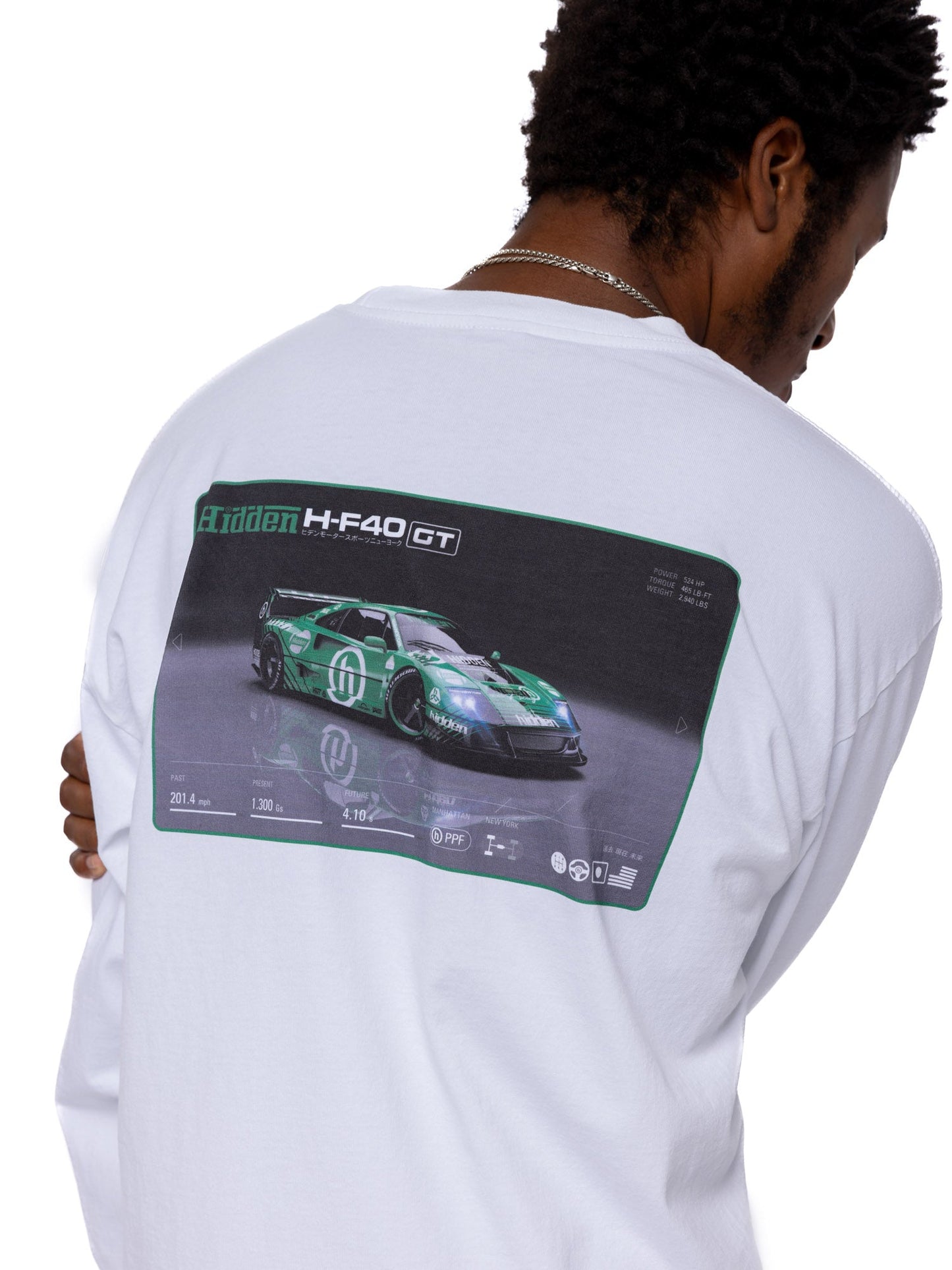 Hidden NY Selection Screen L/S Tee White