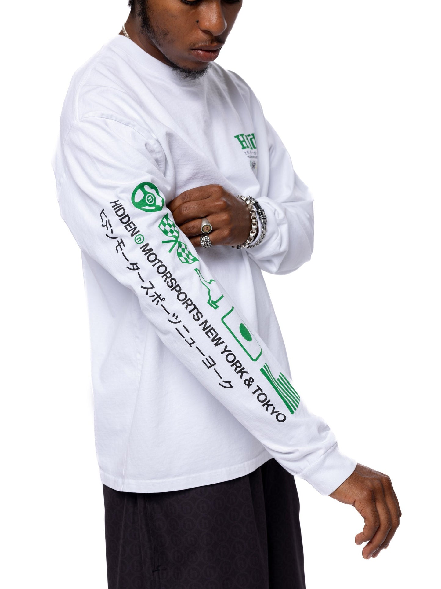 Hidden NY Selection Screen L/S Tee White