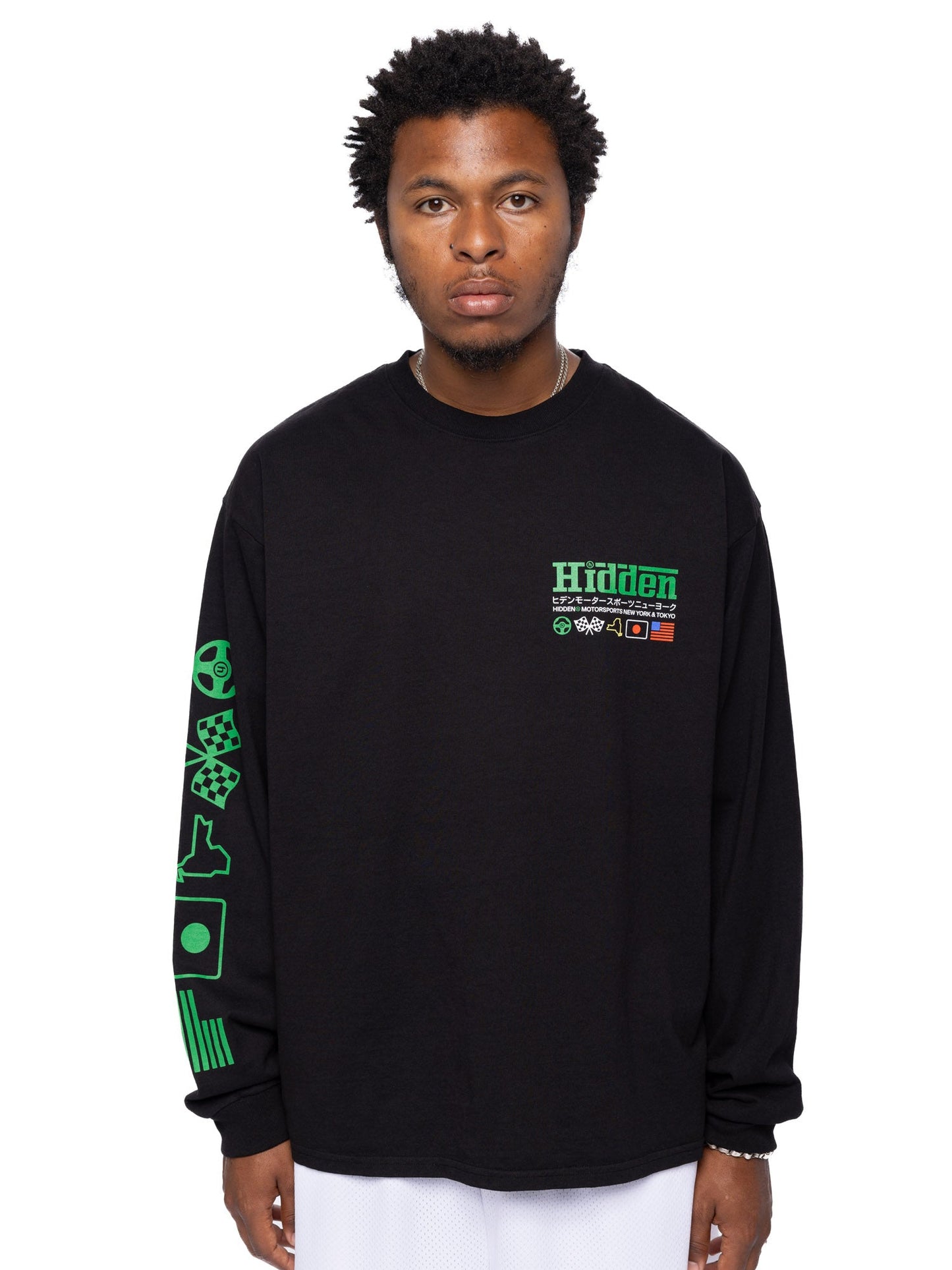 Hidden NY Selection Screen L/S Tee Black