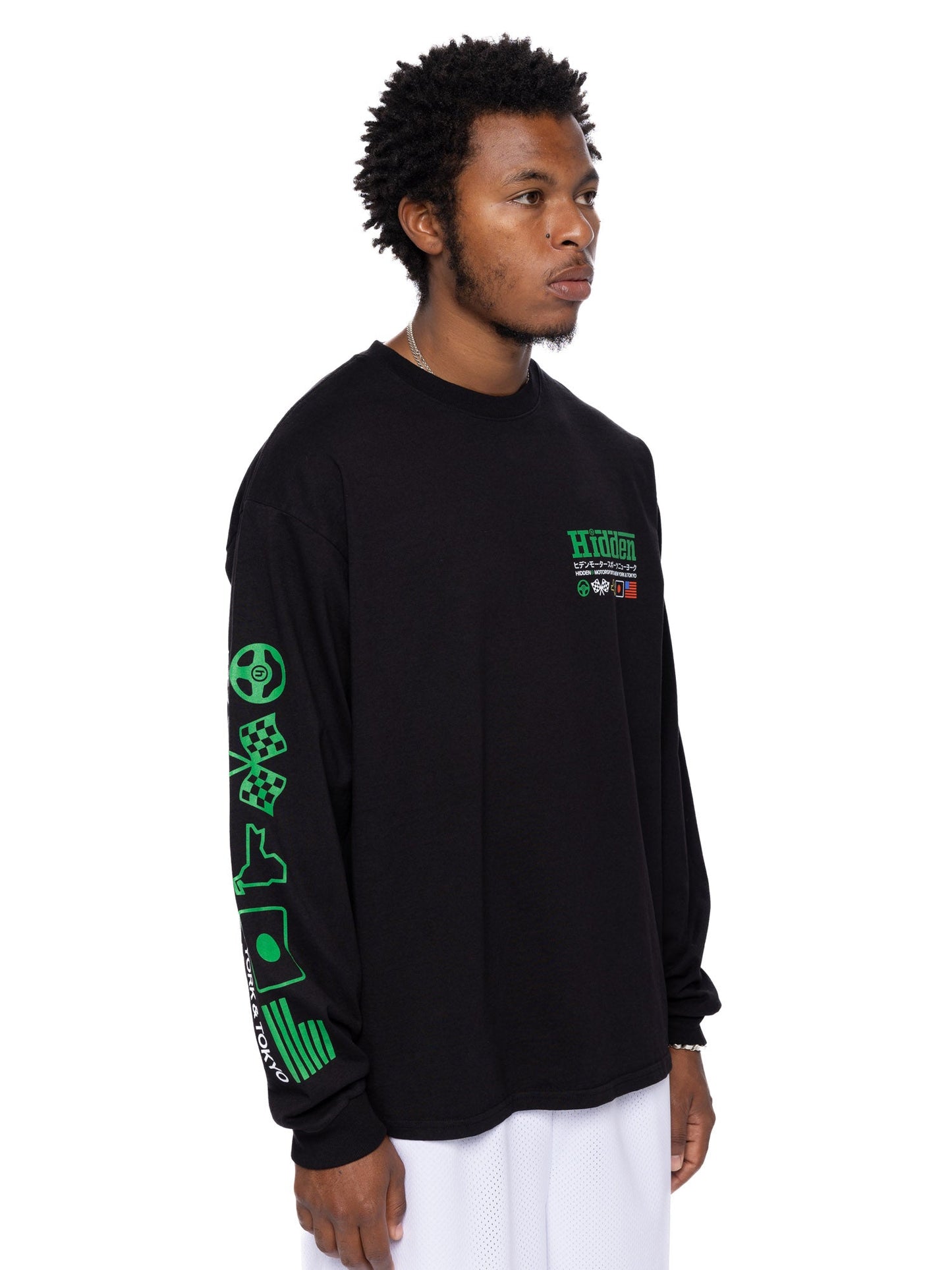 Hidden NY Selection Screen L/S Tee Black