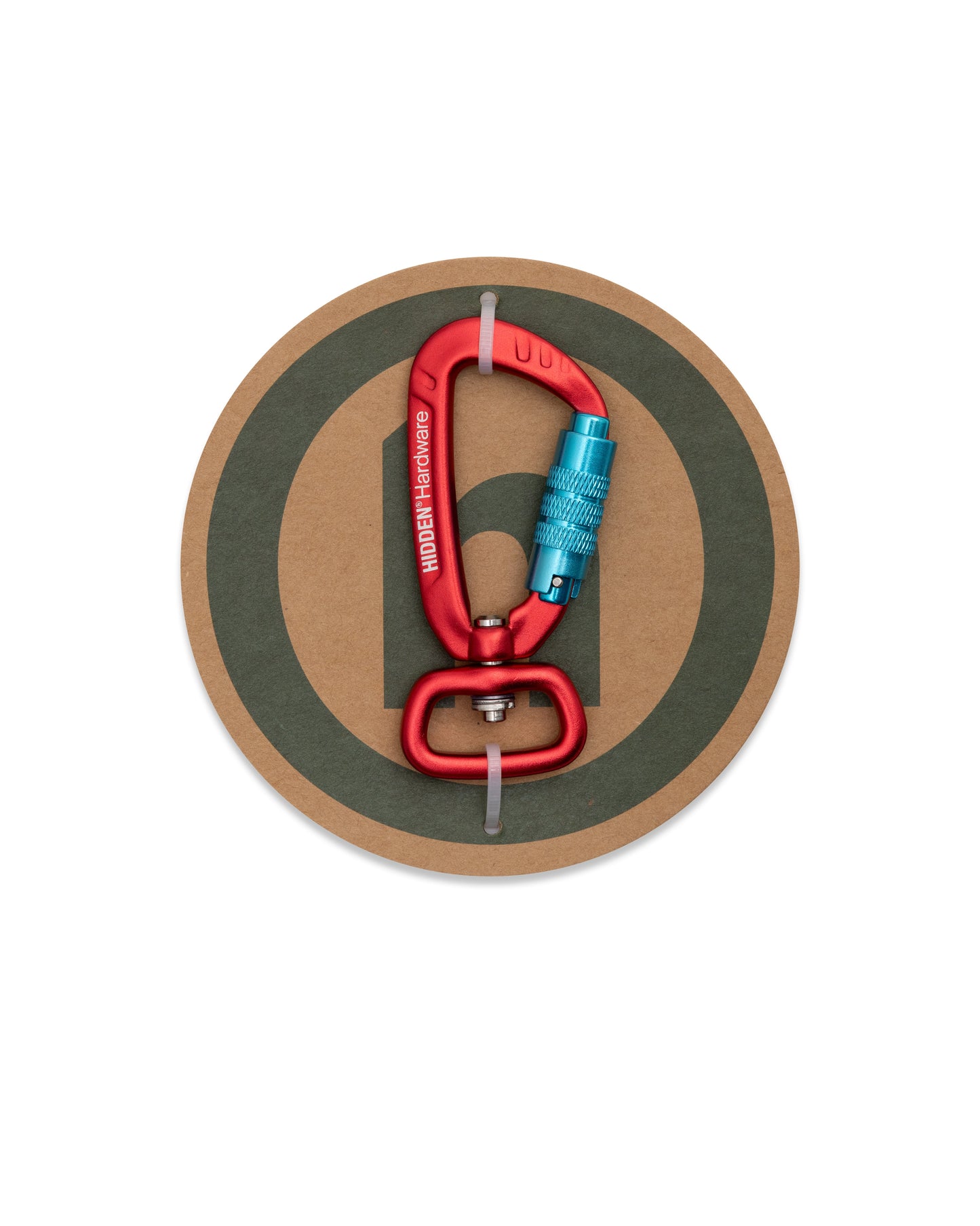 Hidden NY Disconnect Carabiner V2 Red/Teal