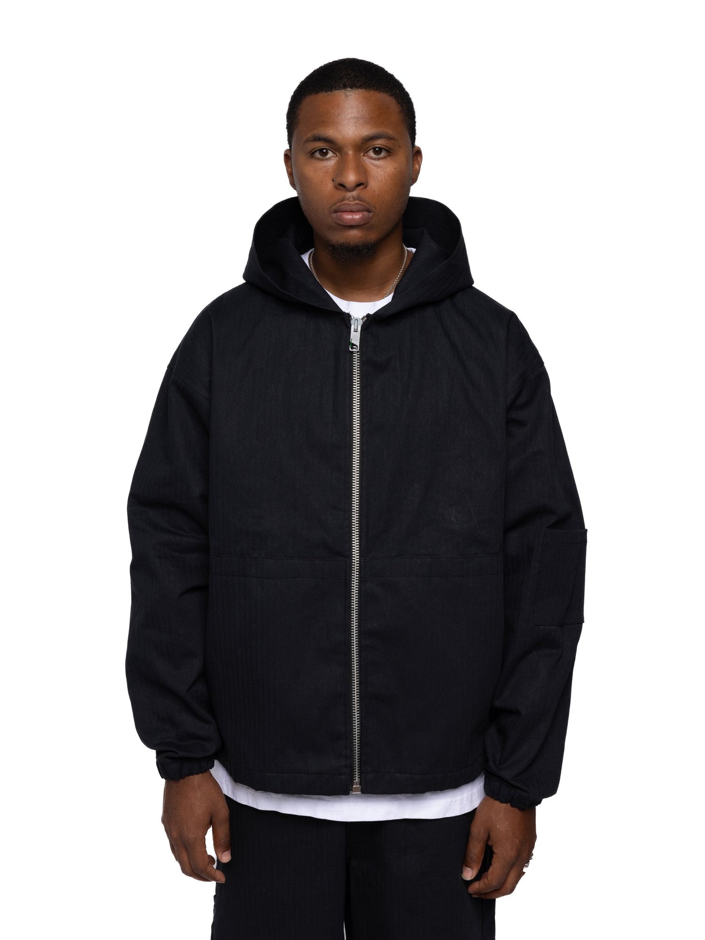 Hidden NY 3M Dragon Zip Shell Black Herringbone