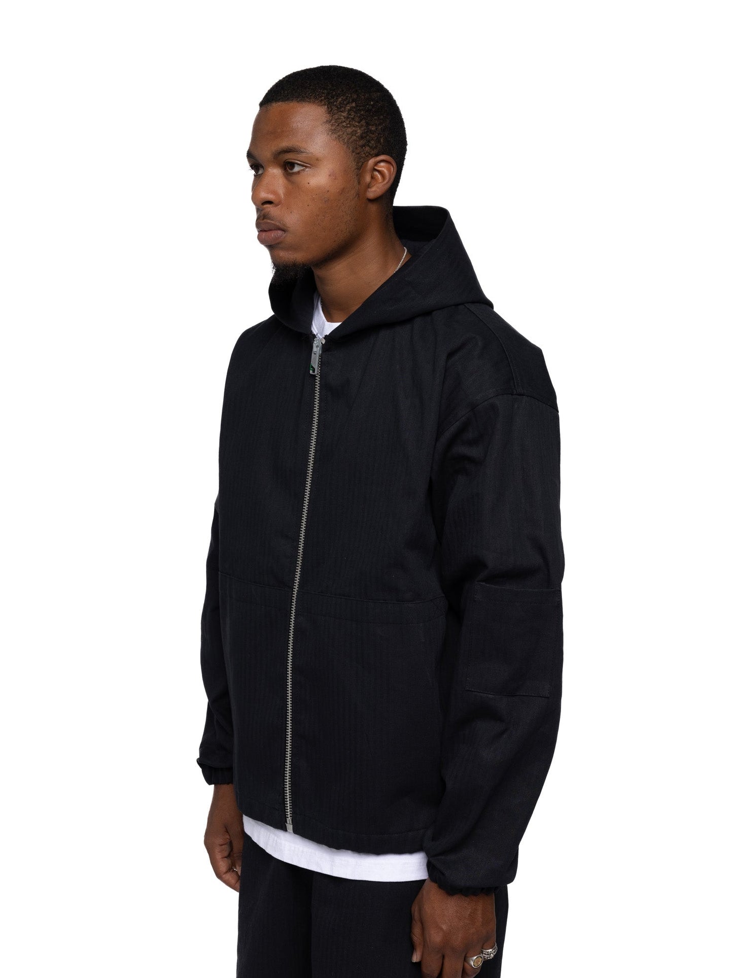 Hidden NY 3M Dragon Zip Shell Black Herringbone